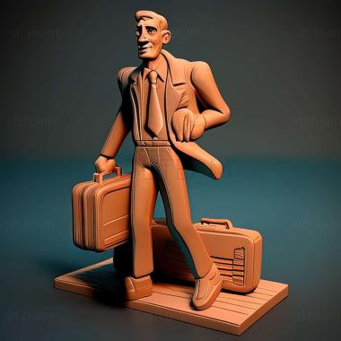 3D model Agent Dash game (STL)